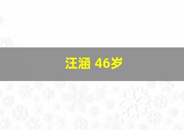 汪涵 46岁